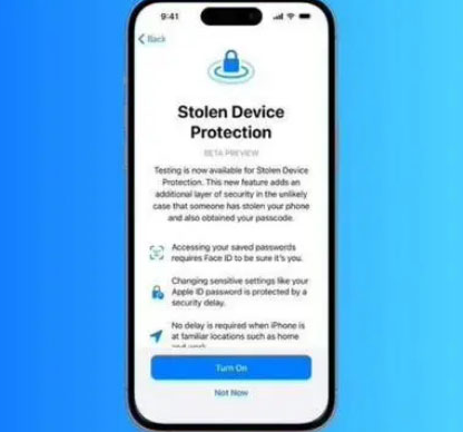 龙华苹果授权维修店分享被盗设备保护功能开启方法