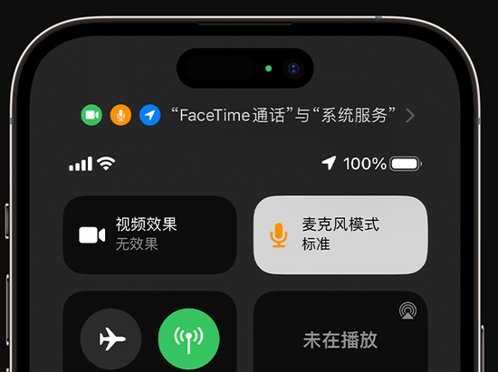 龙华苹果授权维修网点分享iPhone在通话时让你的声音更清晰 