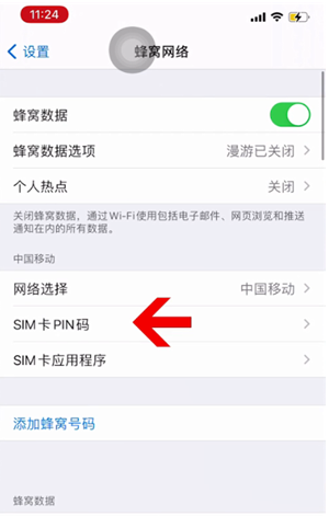 龙华苹果14维修网分享如何给iPhone14的SIM卡设置密码 